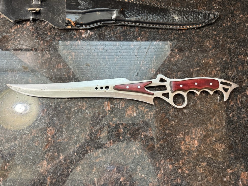 Vintage Knife - Carved Handle