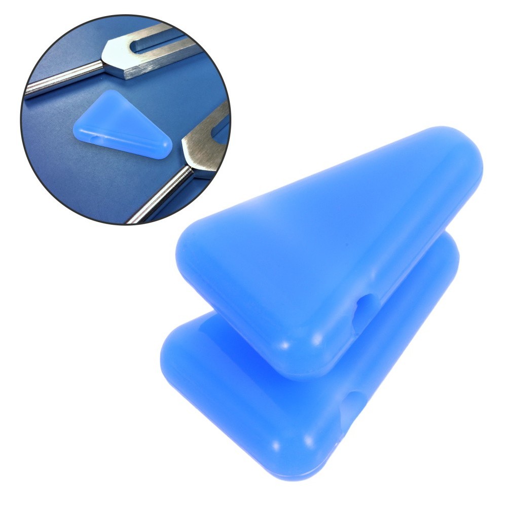 2pcs Tuning Fork Silicone Triangle Stand Tuning Forks Secure Base Replacement