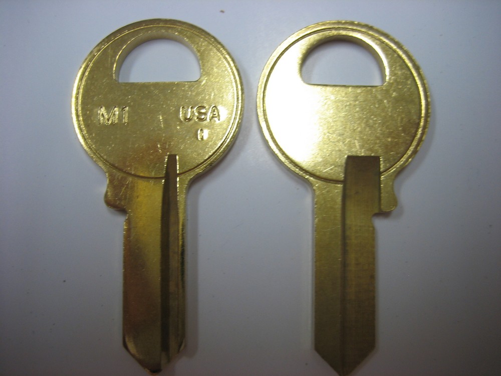 Key Blanks for Locksmith / 10 Master M 1 Key Blanks / Made by Ilco