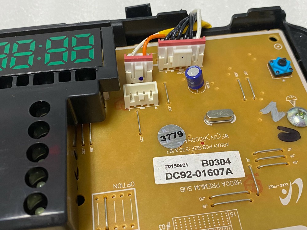 OEM GENUINE Samsung Dryer User Interface DC92-01607A