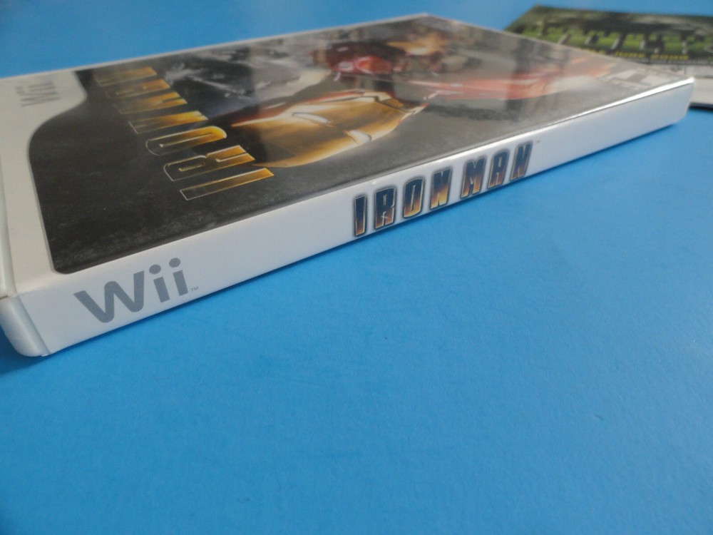 NINTENDO WII IRON MAN - CASE & MANUAL ONLY - NO GAME DISC