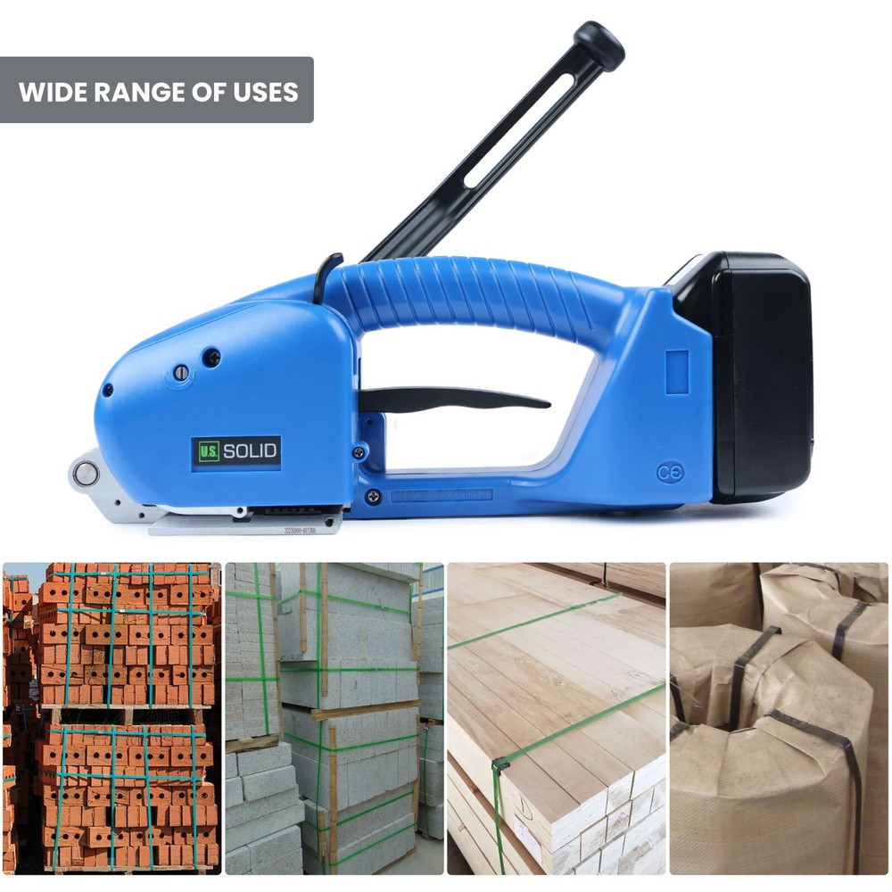 U.S. Solid Electric Strapping Machine Semi-Auto Banding Tool for PP PET Straps