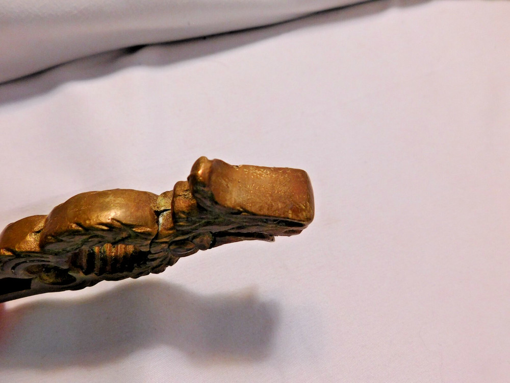 ANTIQUE EAGLE SOLID BRASS NUTCRACKER