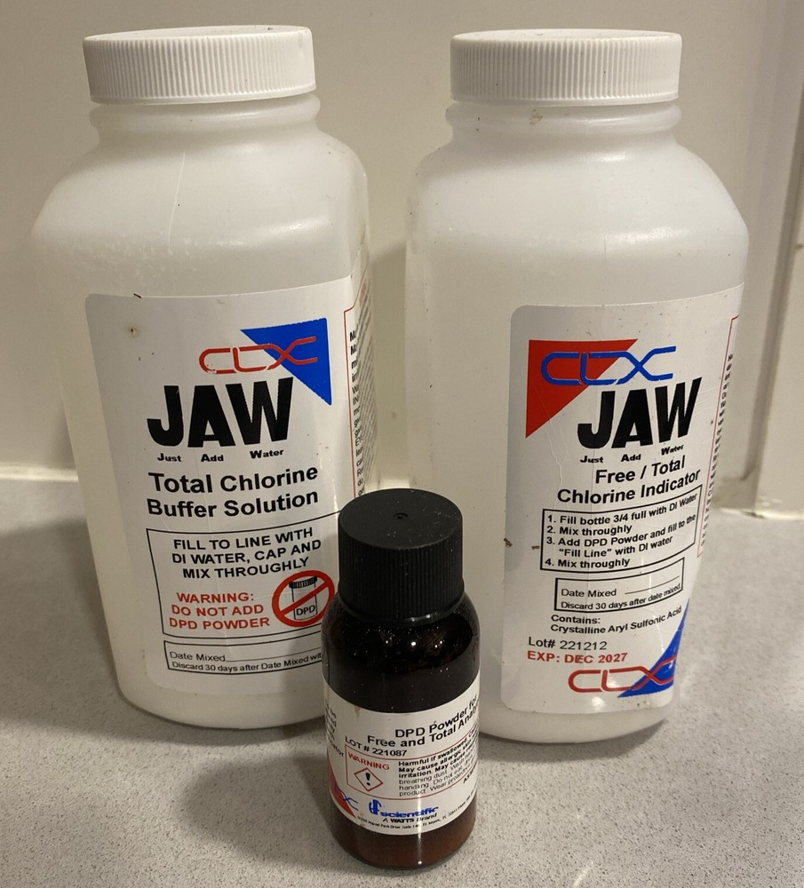 Total Chlorine Reagent Set For Process Analyzer. Scientific A WATTS Brand