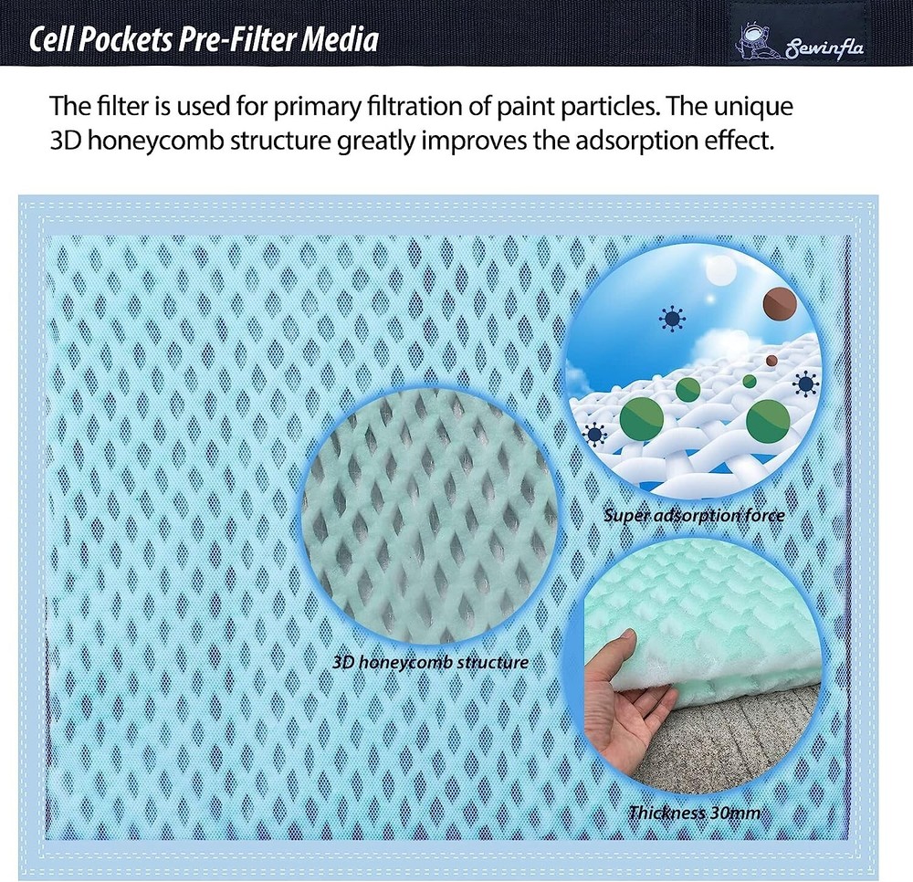 Sewinfla Professional Inflatable Paint Booth 30x20x13Ft Air Filter System