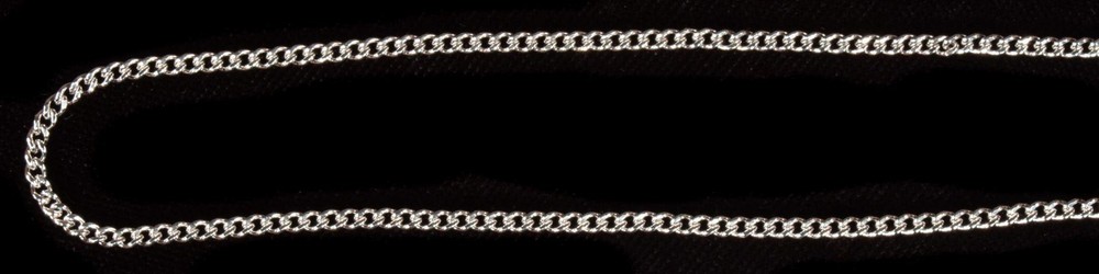 Sterling Silver Link and Open Chain 16” 2mm NEW