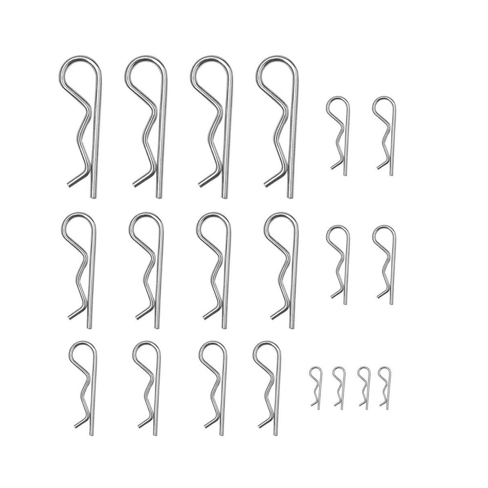 20 Pcs Hardware Pins Cotter Pins Spring Fastener Assortment Kit, Retaining Pi...