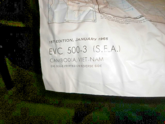 DOD Evasion Chart/Map First Edition 1966