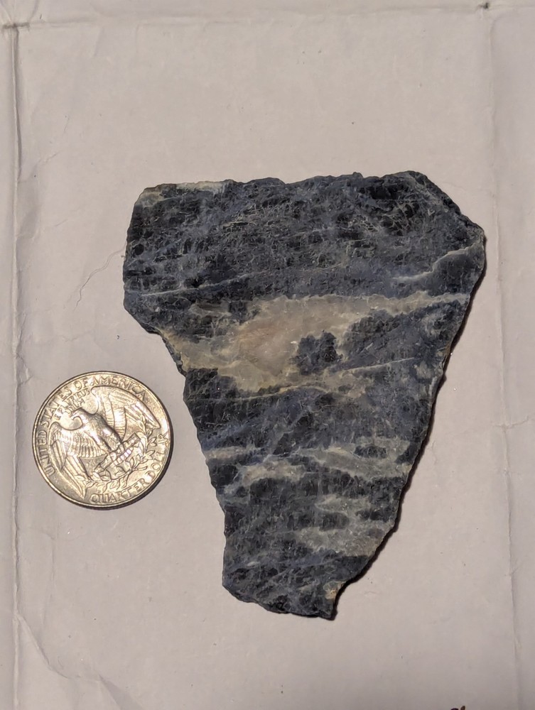Natural Blue Sodalite Crystal Slab