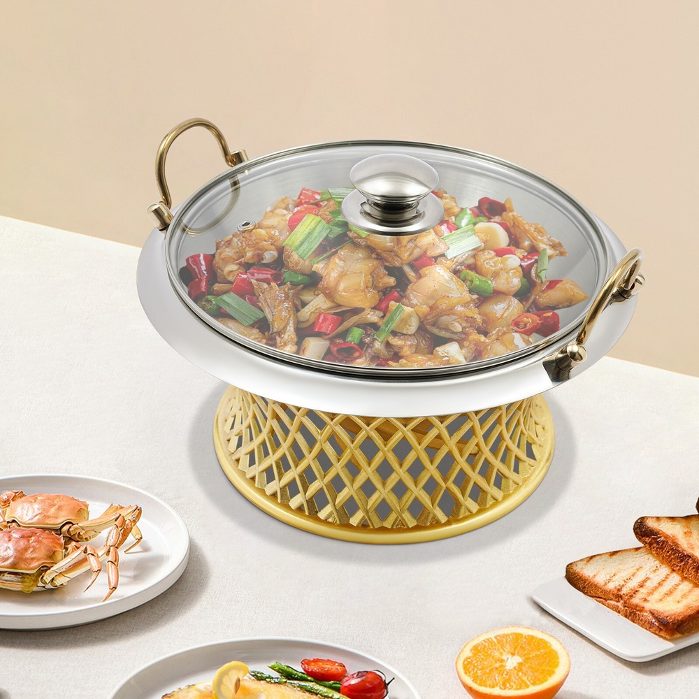 Buffet Chafing Dish, Round Chafing Dish, Chafing Dish with Lid