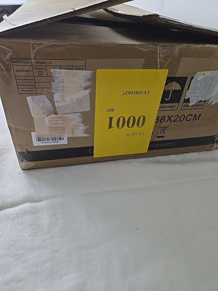 Shenzhen Creality Ender 3 3D Printer OPENED BOX