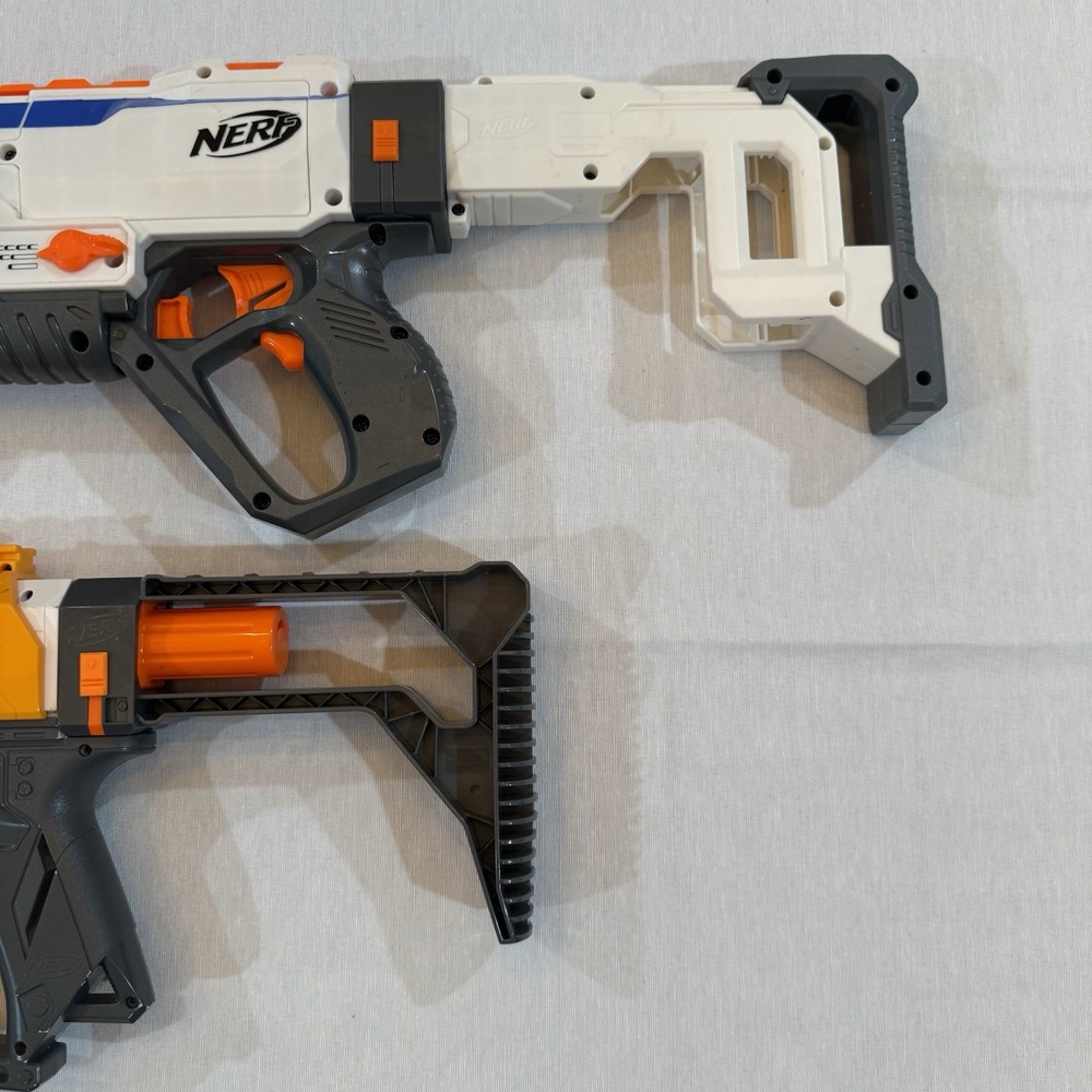 Nerf N-Strike Motorized Modulus Regulator & MK II w/ Attachments Tested/working