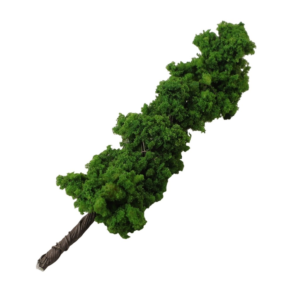 10pcs DIY Simulation Props Model Trees Train Railroad Park Scenery Home Decor