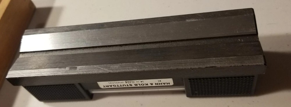 HAHN & KOLB PRECISION MACHINE LEVEL 0.04MM/M