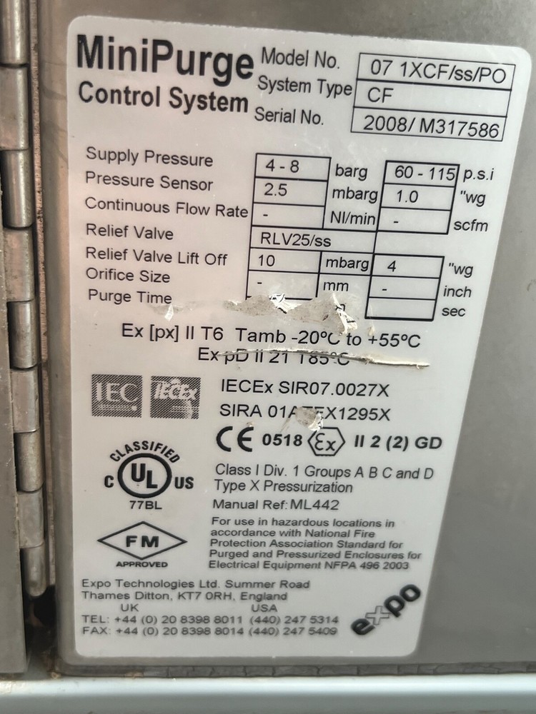 APPLIED ANALYTICS OMA-300 GAS PROCESS ANALYZERS