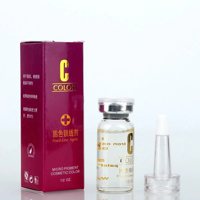 1pcs 15ml Microblading Pigment Fixing Agent Fixed Line Permanent Ink Colour Lock