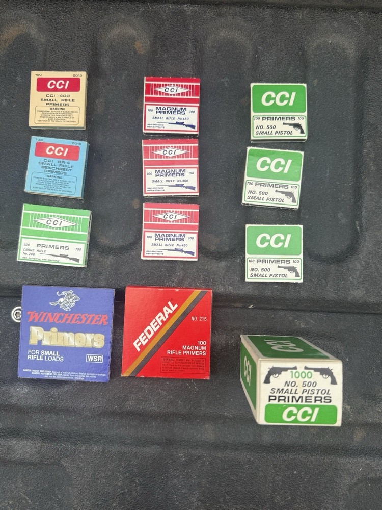 Lot of Various Empty Primer Boxes