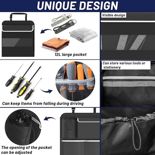 Back Seat Trunk Organizer Hanging Car Organizer Trunk Foldable Cargo Type B