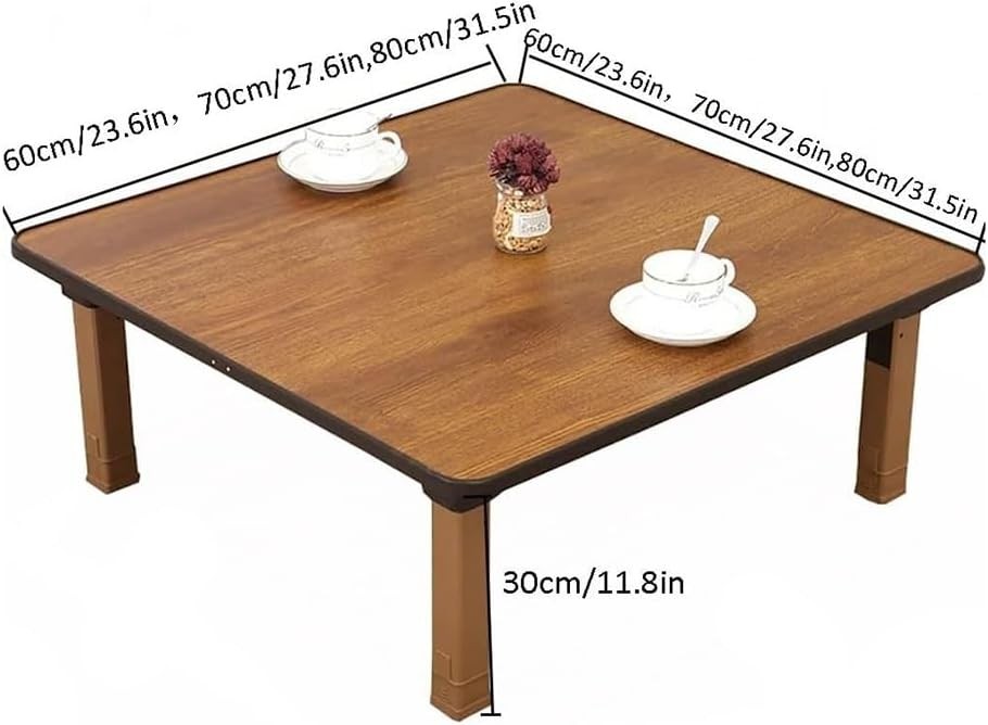 Japanese-Style Square Folding Tea Coffee Table Low Table Dining Table Study
