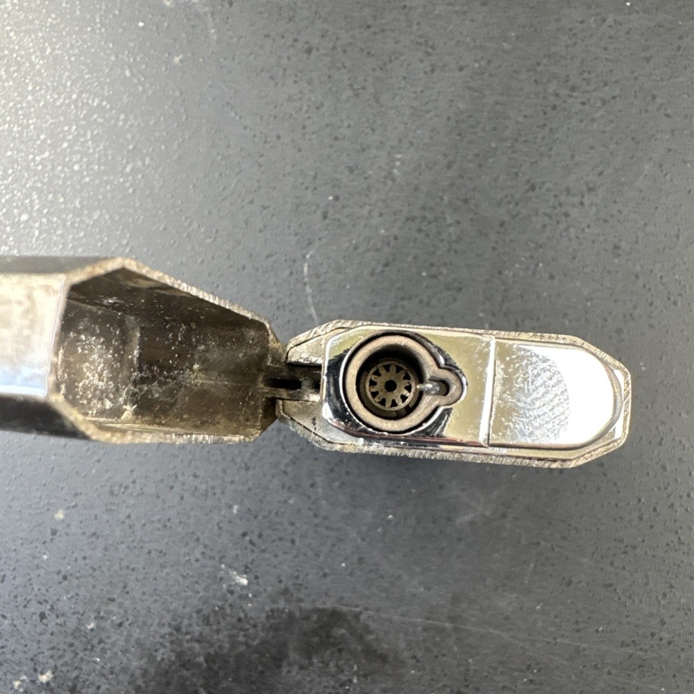 RONSON Jet Lite Butane Lighter SMOKE GREY - Works