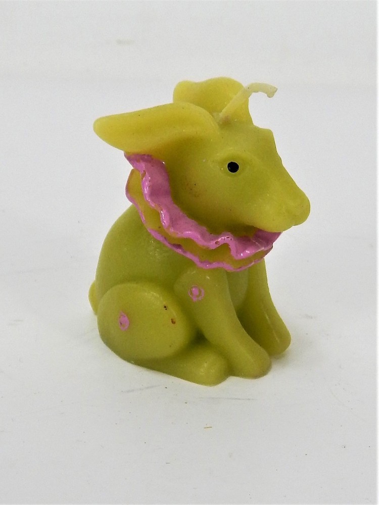 Vintage Novelty Candle Circus Rabbit 3"