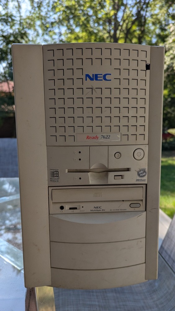 Vintage Untested NEC Ready 7622 Desktop Computer Estate Find