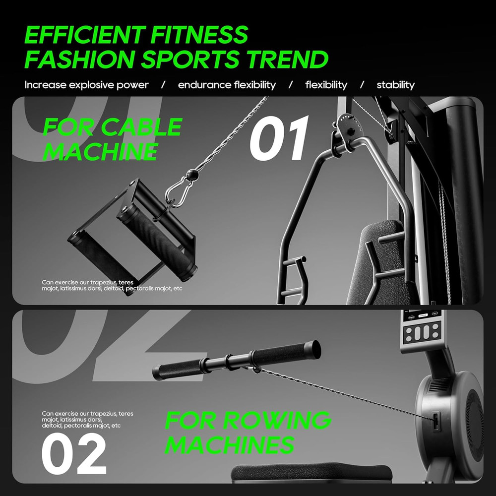 QPARVERS Cable Machine Attachment LAT Pulldown Attachments Cable Machine Accesso