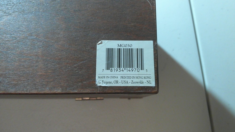 Authentic Models Windsor Prose Writing Set MG030 Wood Box