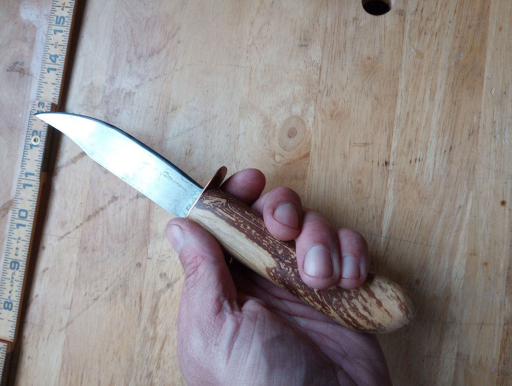 Vintage Handmade Knife, Unique Handle