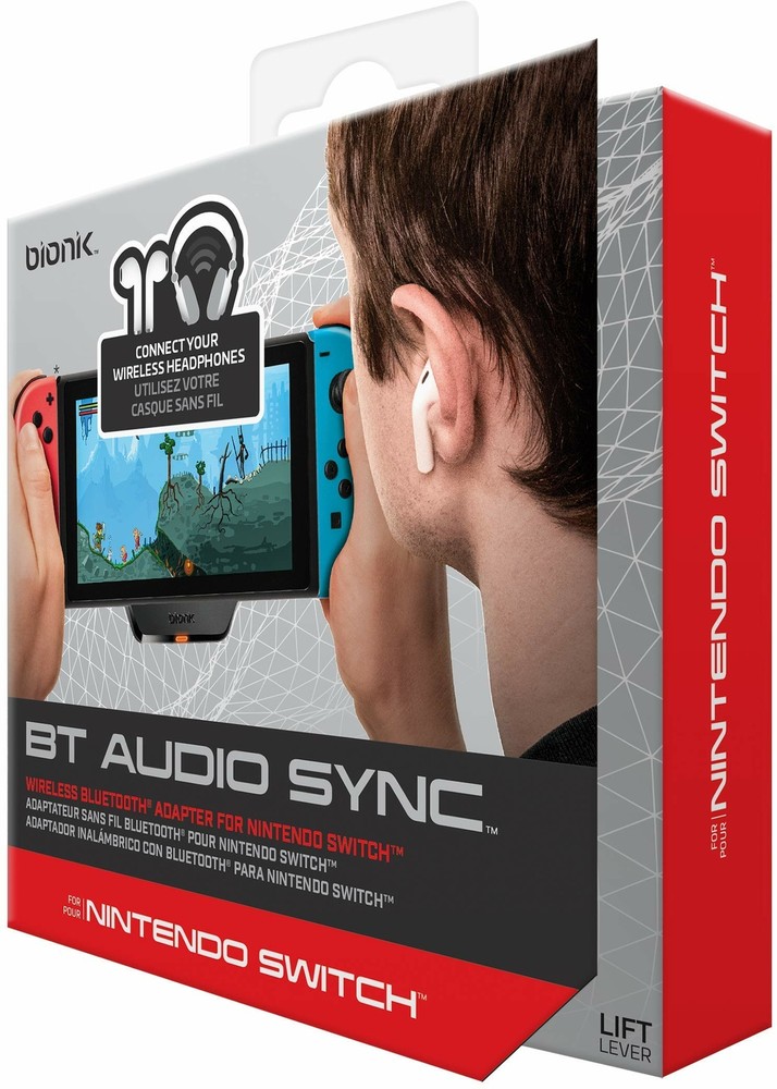 Bionik BT Audio Sync Headset Bluetooth Adapter for Nintendo Switch & Switch Lite