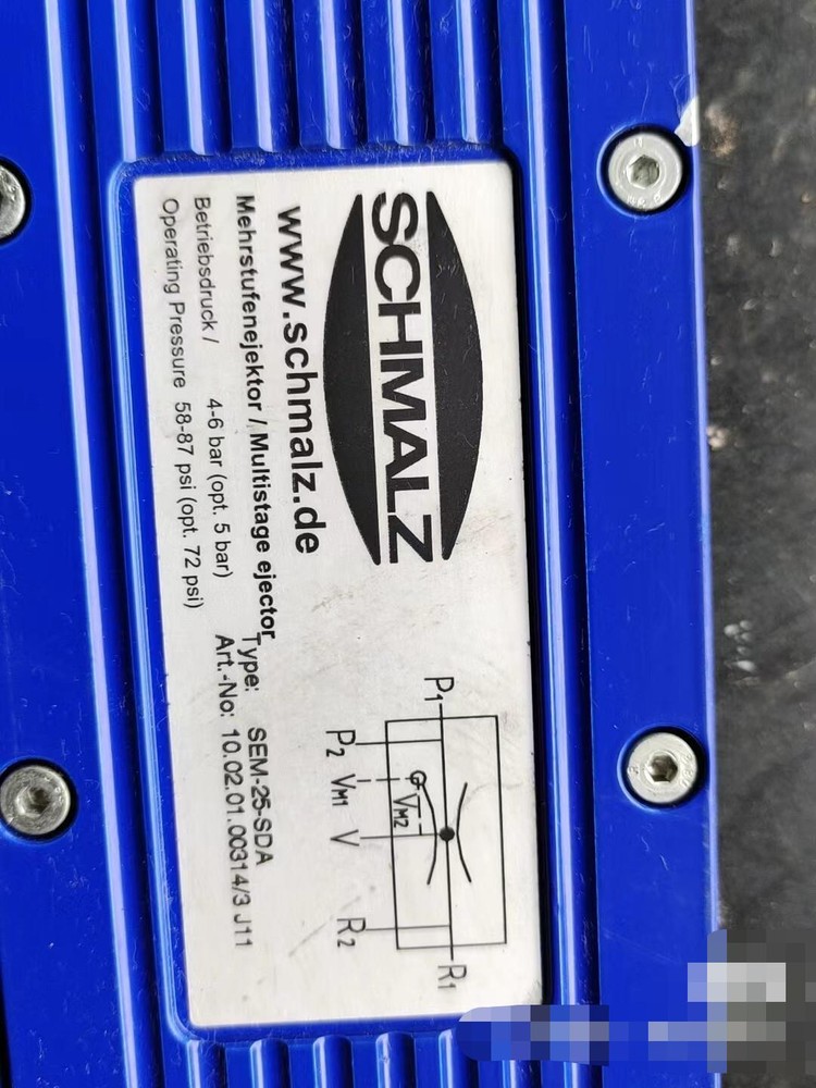1PCS USED SCHMALZ SEM-25-SDA Vacuum Ejector Tested