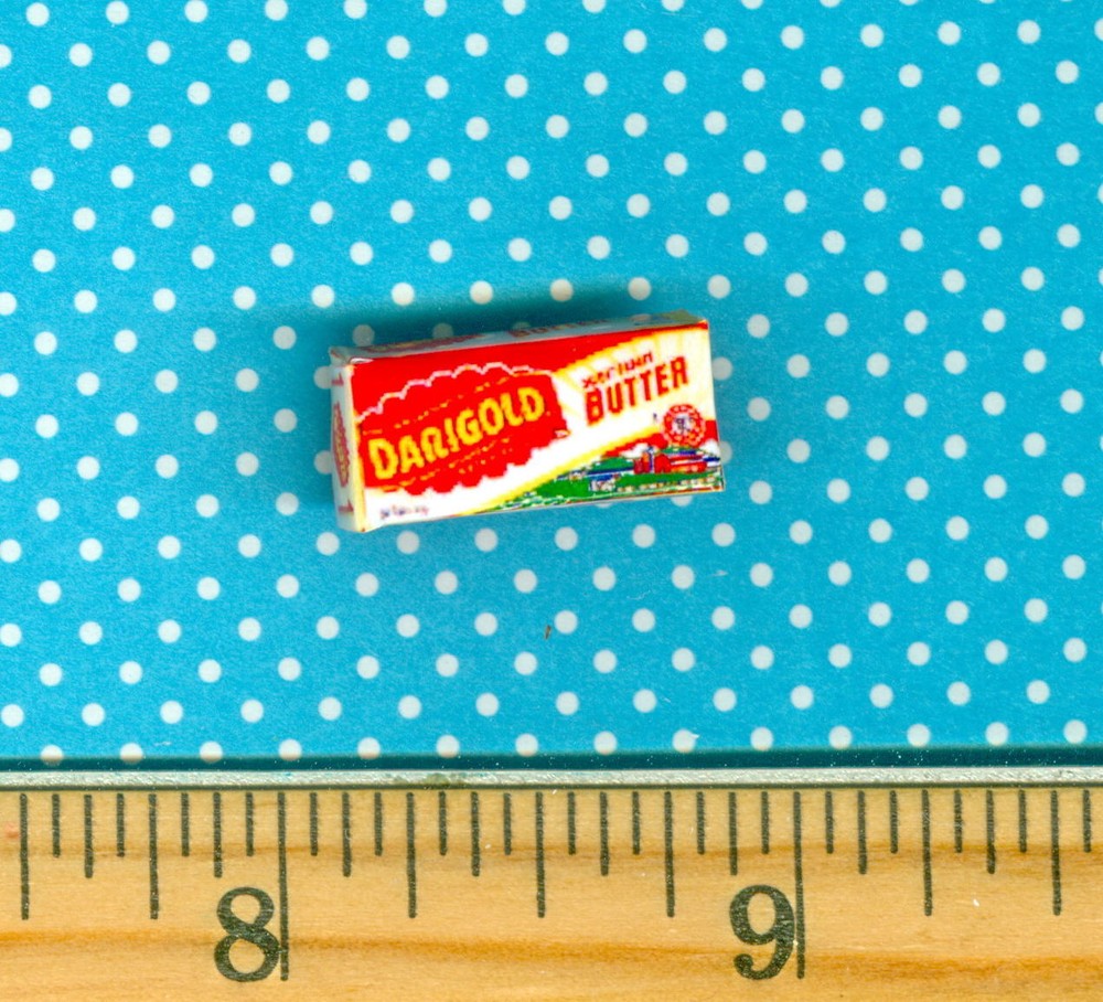 Dollhouse Miniature Size Butter Box # 2