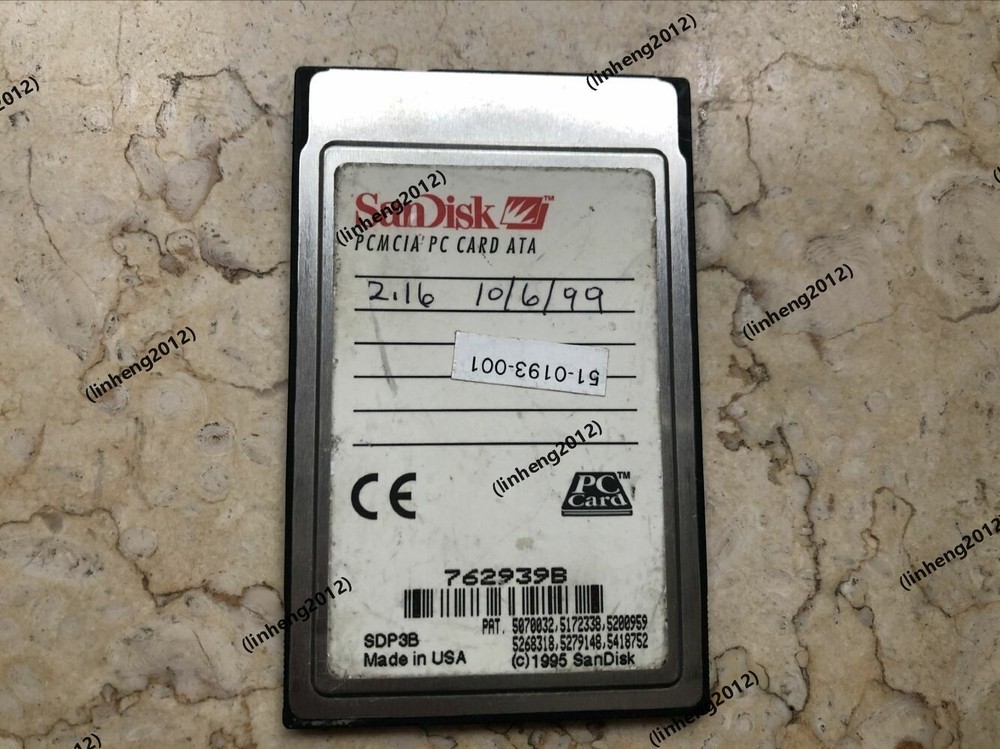 SANDISK 4MB PC CARD FLASHDISK CARD