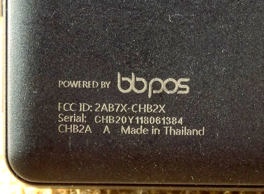 BBPOS Chipper 2X Bluetooth Credit Card Scanner Reader USB CHB2A CHB20 Tested