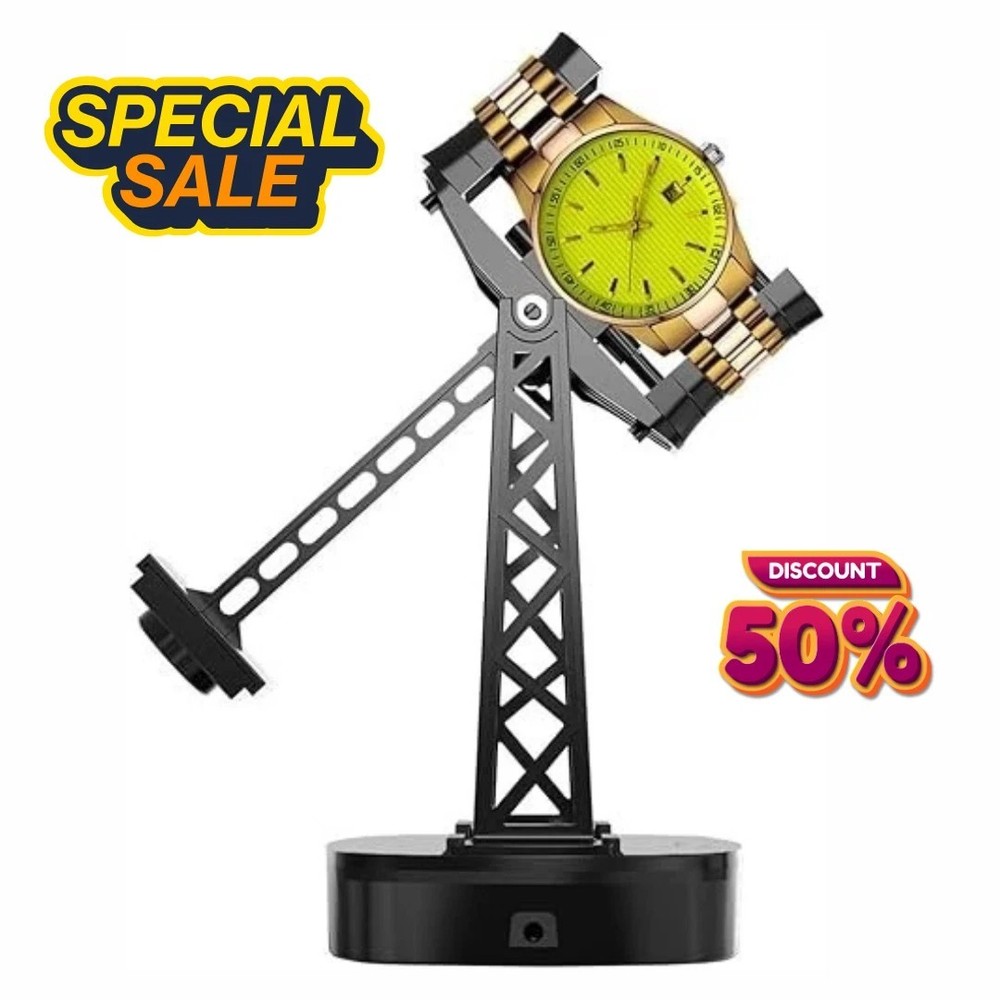 Single Watch Winder for Automatic WatchesTimer Batterieversion