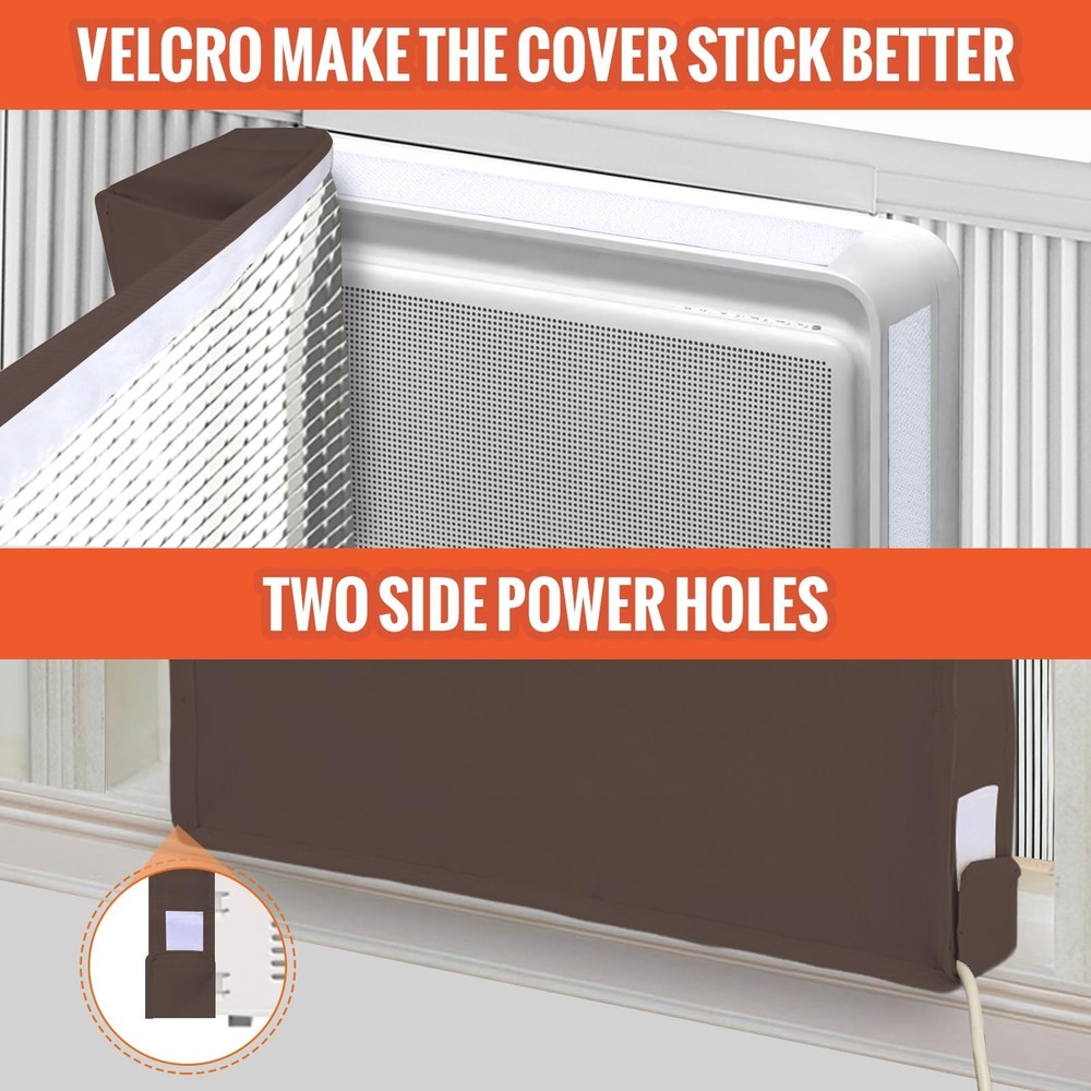AC Covers for Inside to Protect AC and Winter Insulation, 3 Layers Insulation...