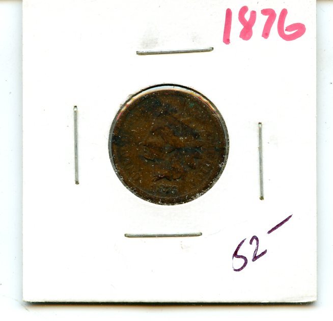 1876 Indian Head Penny - CC593