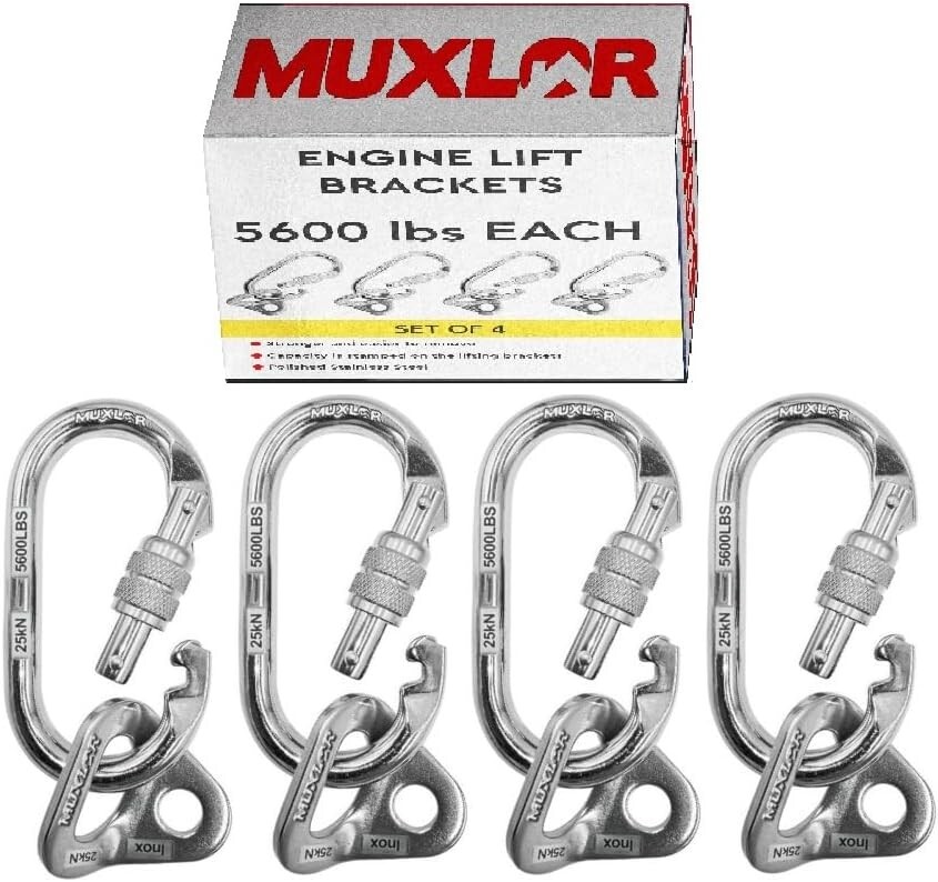 5600 lb Engine Lift Brackets for Lifting/ Pulling Transmissions/ Engines/ Motors