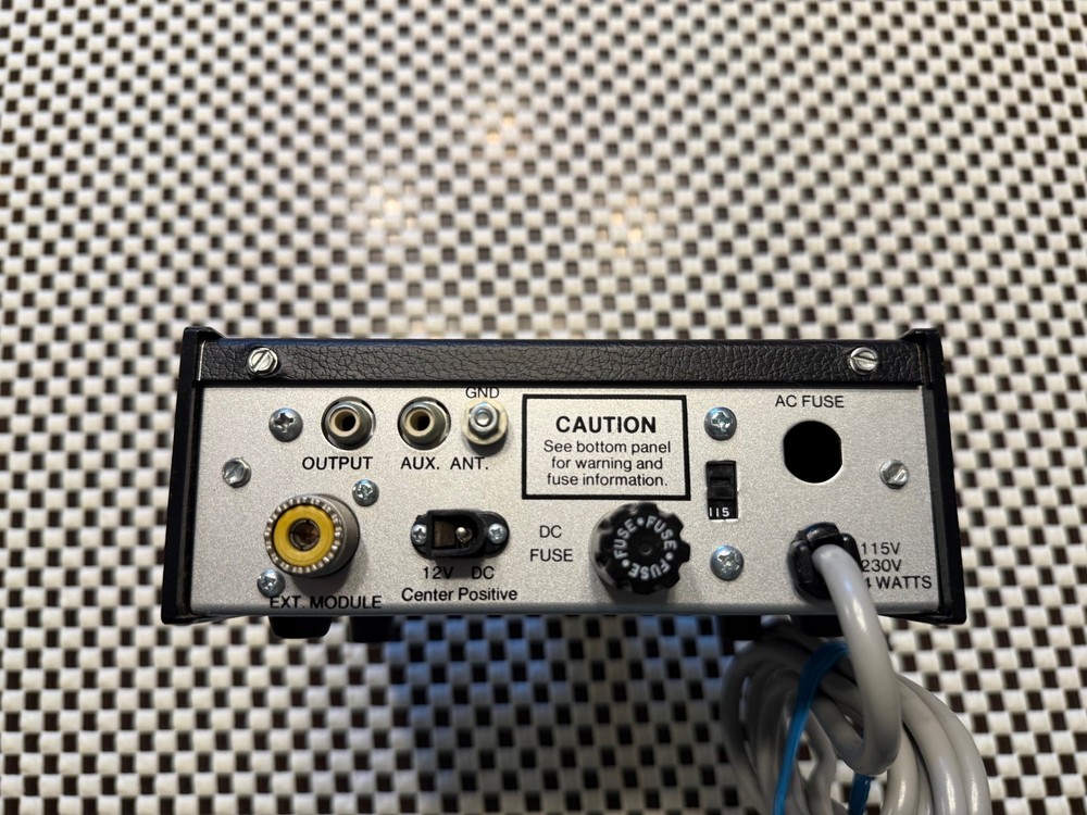 Three Dymek DA 100D antenna system indoor control units