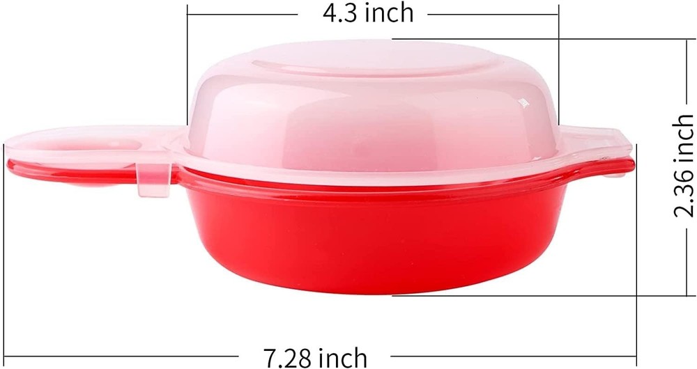 Compact Microwave Egg Maker - Quick, Non-Stick Cooking for Breakfast Lovers