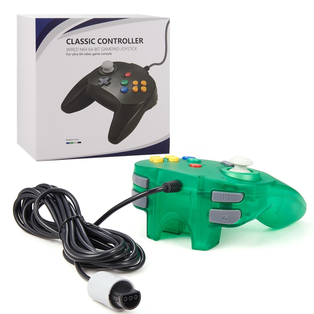 Mini N64 Controller Wired Game Controller Joystick for Nintendo N64 Console Game