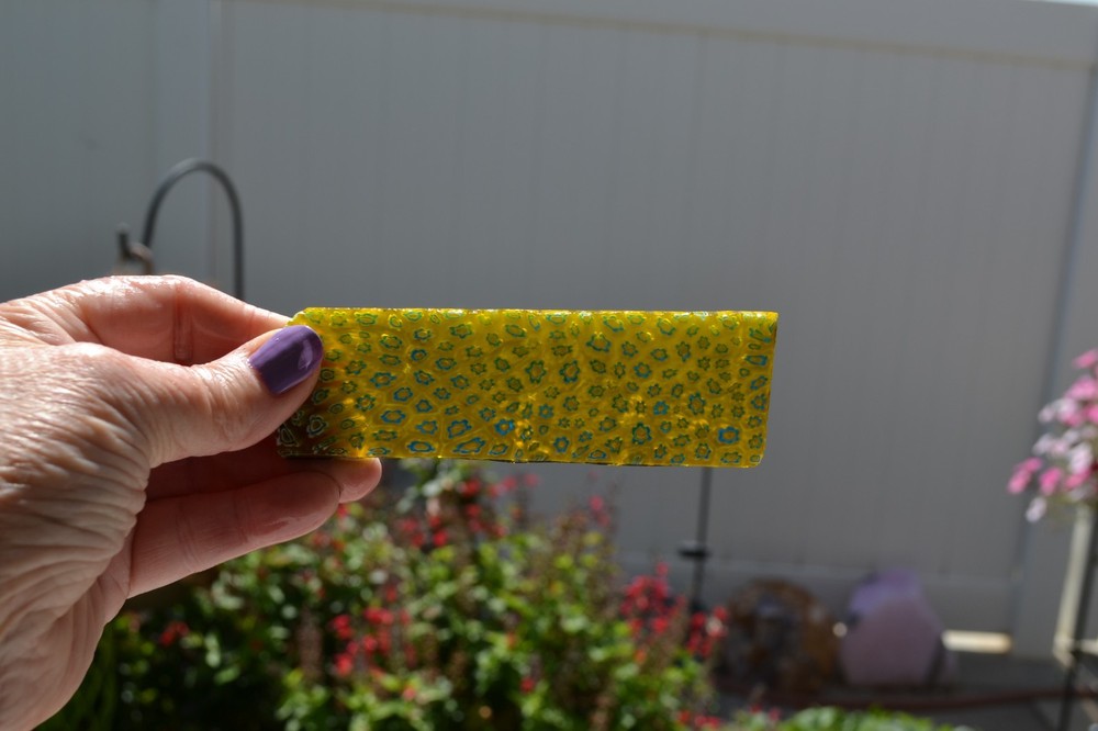 Millefiori Glass slab