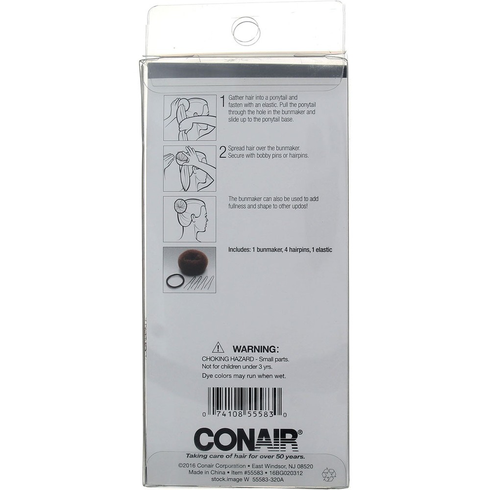 6 Pack Conair Bunmaker, 6 Ct