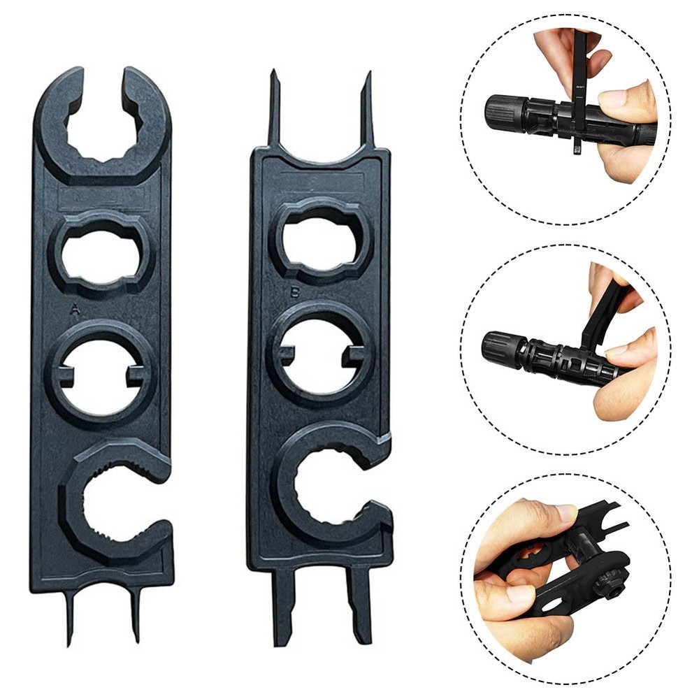 Efficient 2pcs Solar Connector Wrenches for Quick Assembly and Disassembly