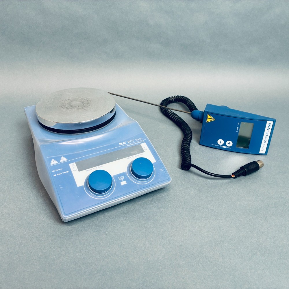 IKA RCT Basic S1 Heater Stirrer and ETS D4 Fuzzy Temperature Controller