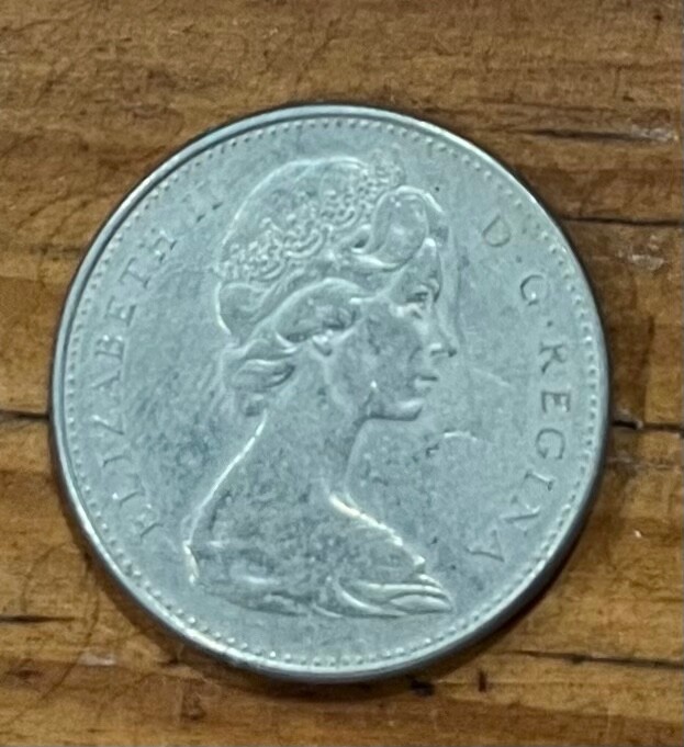 1965 Canada 5 Cents Coin