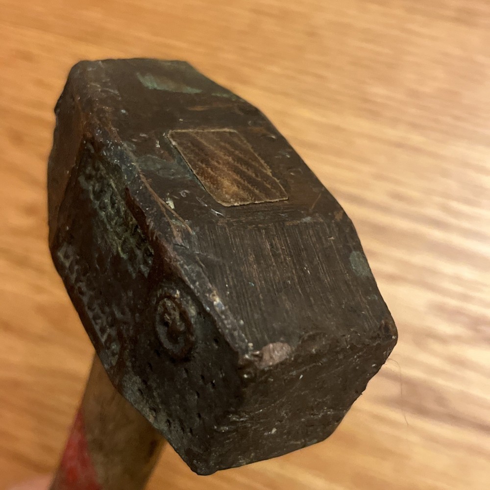 Custanite Copper Hammer Non-sparking Copper Brass Soft Faced Mallet