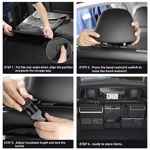 Back Seat Trunk Organizer Hanging Car Organizer Trunk Foldable Cargo Type B