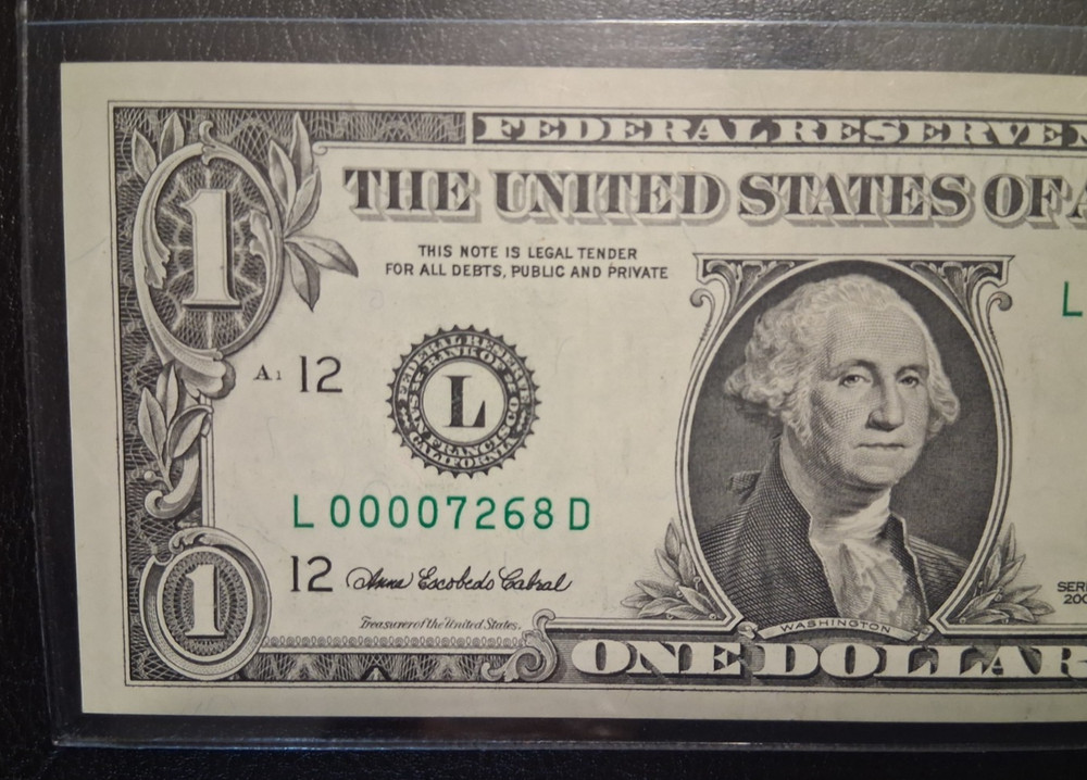 US ONE and FIVE DOLLARS 2006-2017 LOW SERIAL NUMBER VF