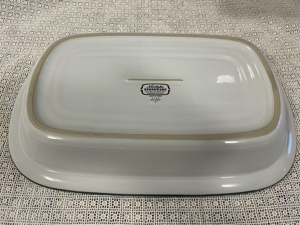 New West by NORITAKE 14” Rectangular Baker Oven, Dishwasher, Microwave Safe